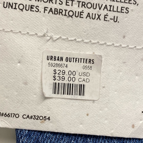 URBAN OUTFITTERS DENIM STOCKING RECLAIMED VINTAGE PIECES NEW - Picture 5 of 10